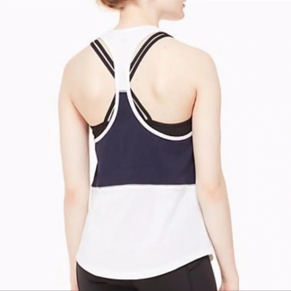 Kate Spade California Dreaming Colorblock Tank Top Small
